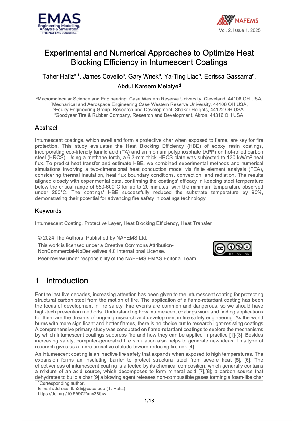 Experimental and Numerical Approaches to Optimize Heat Blocking ...